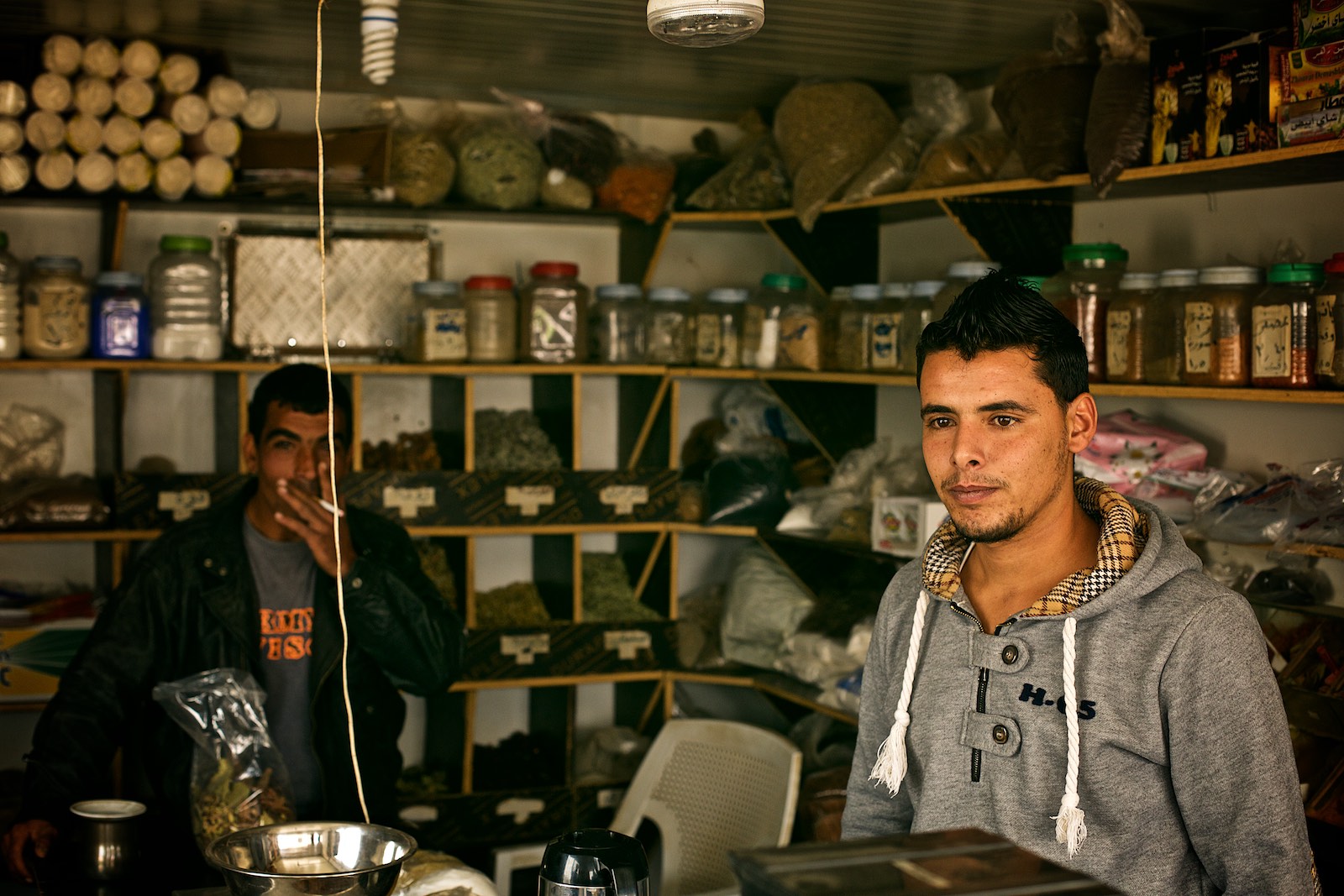  I met Abdullah in a shop where his cousin works as a shop assistant selling spices and herbs.&nbsp;(photo: Denis Bosnic) 