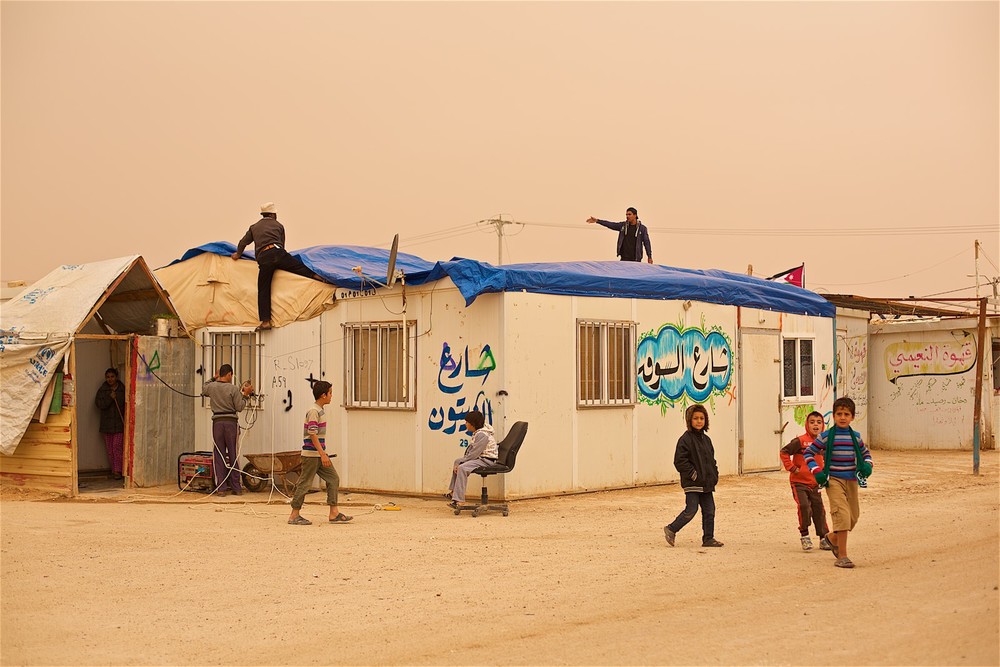   UNHCR karavany často zatekajú. Zaatari, Jordánsko (photo: Denis Bosnic)  