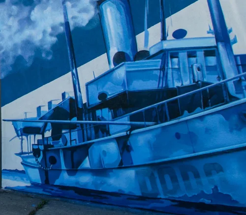 A'shop mural: Working Class Hero