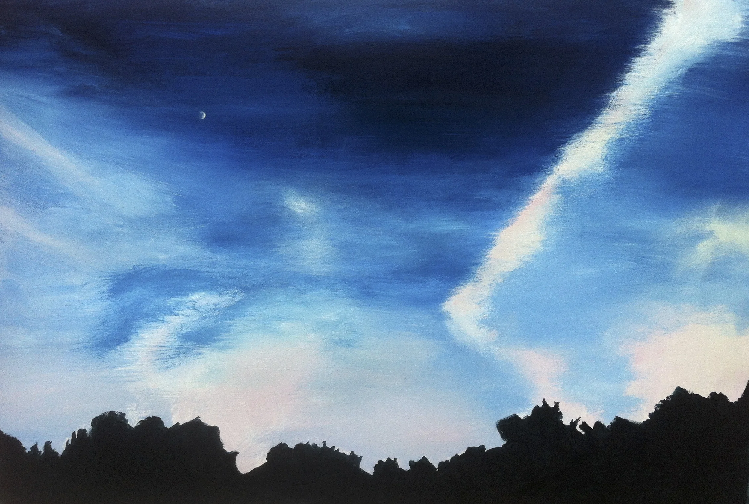 I am here, you are there / acrylic / 60x40"