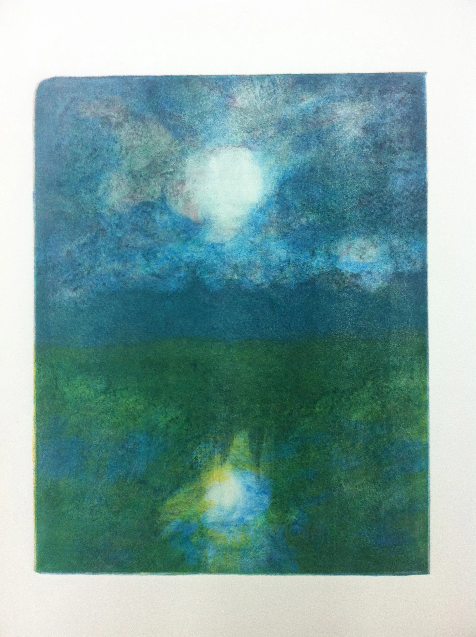 York Lake I / Monotype / 8x10"