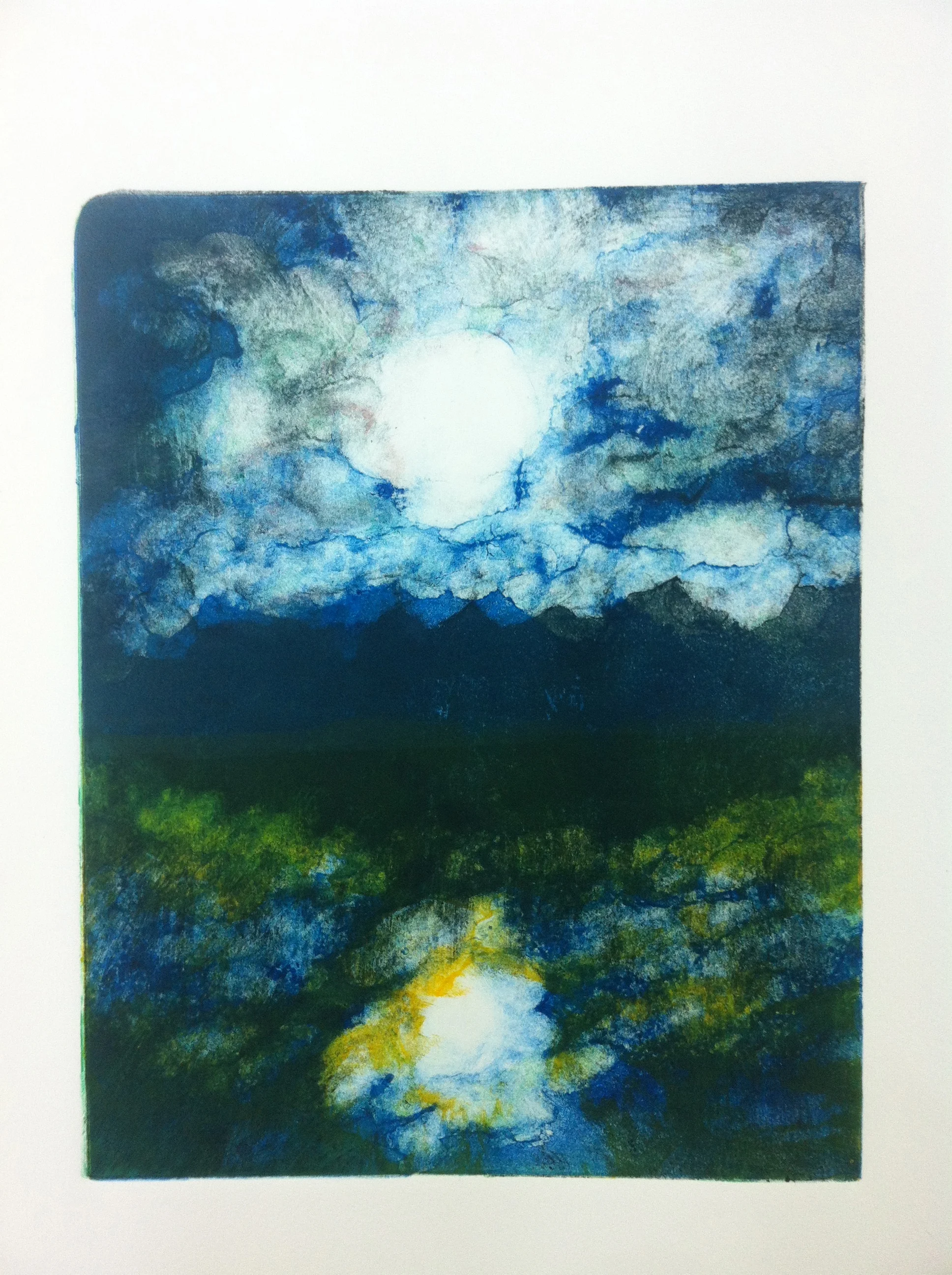 York Lake II / Monotype / 8x10"