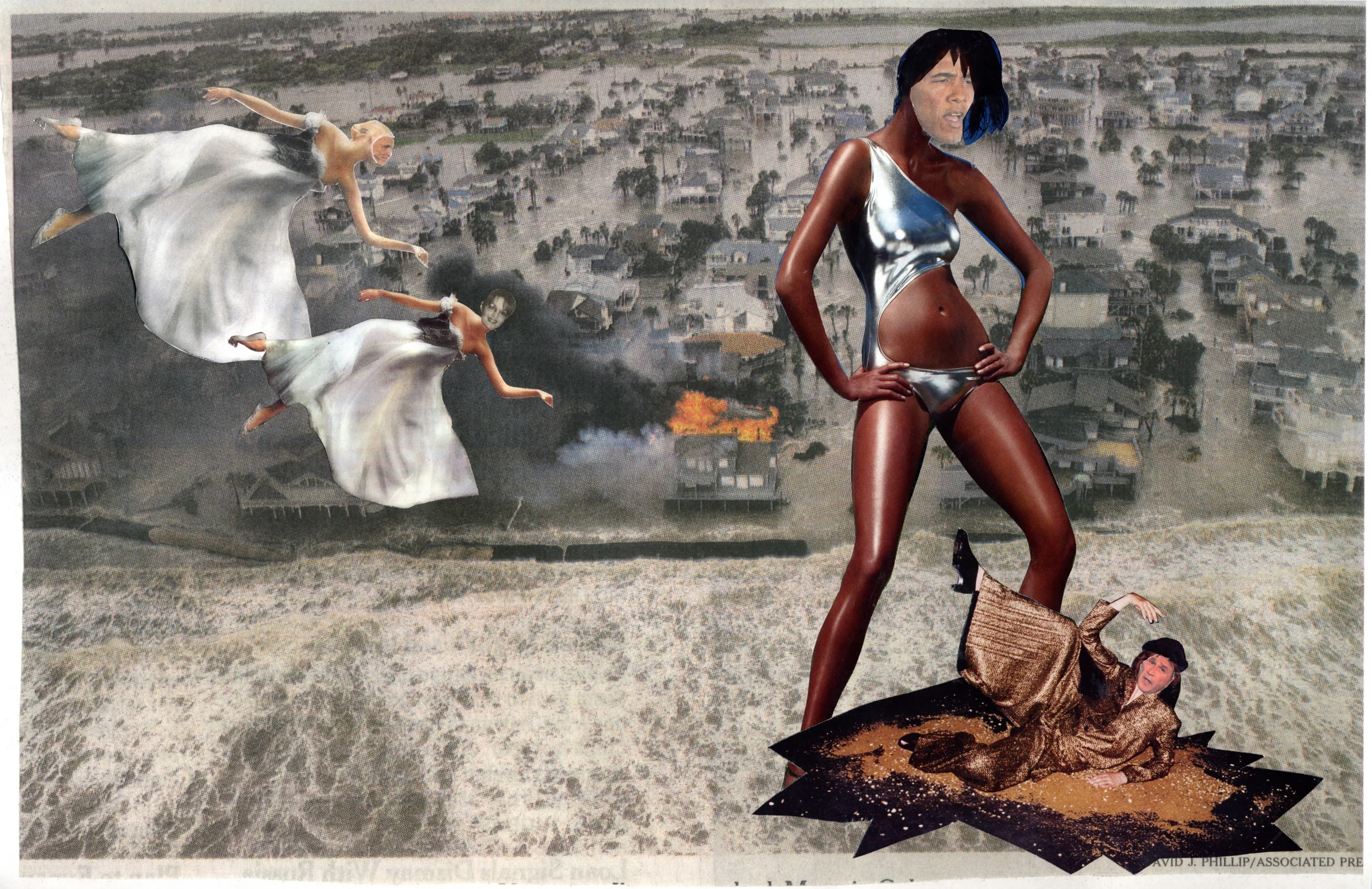 To The Rescue / Mixed Media / 14x11"