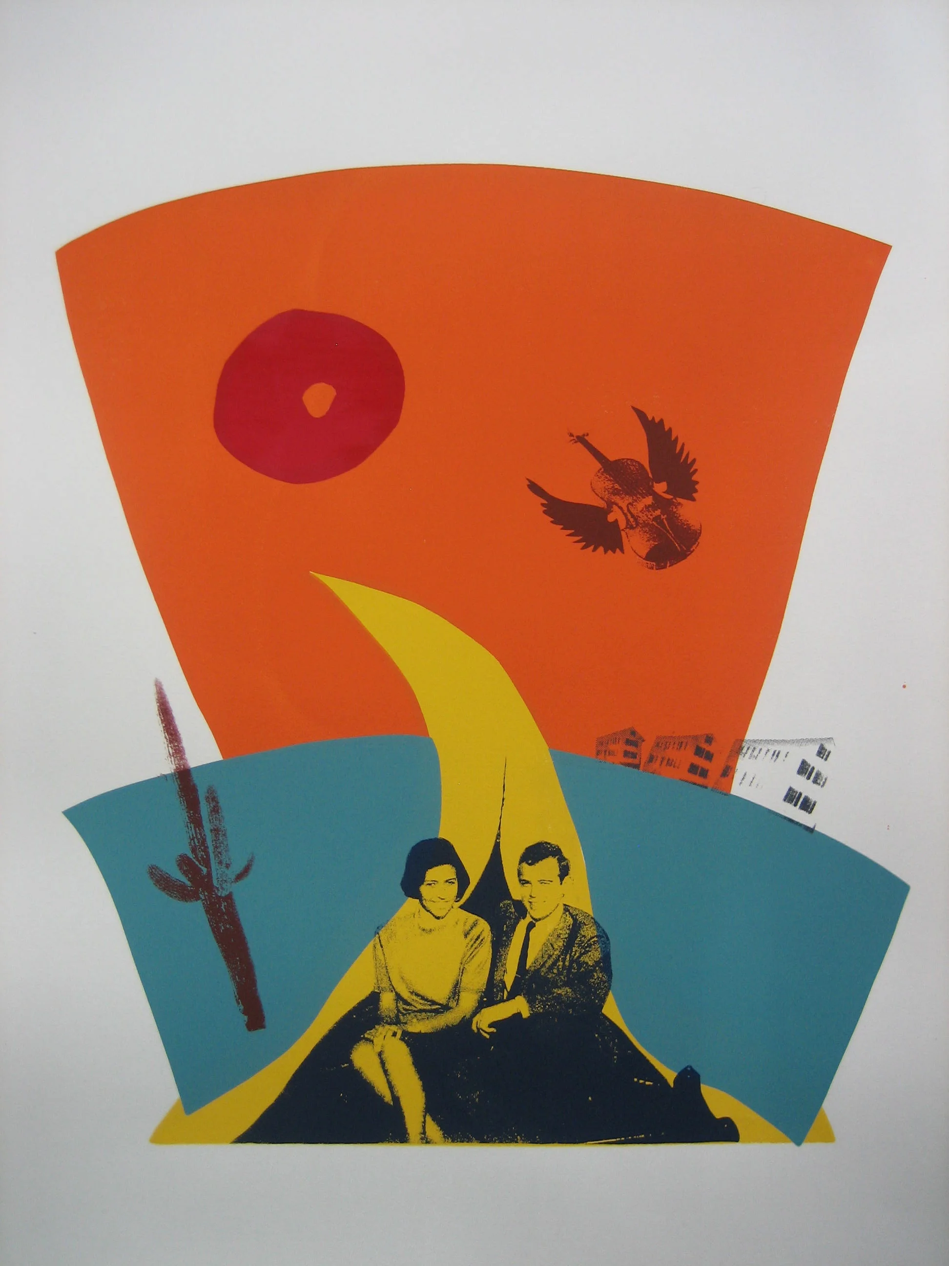 Down the River / Screen Print / 16x18"