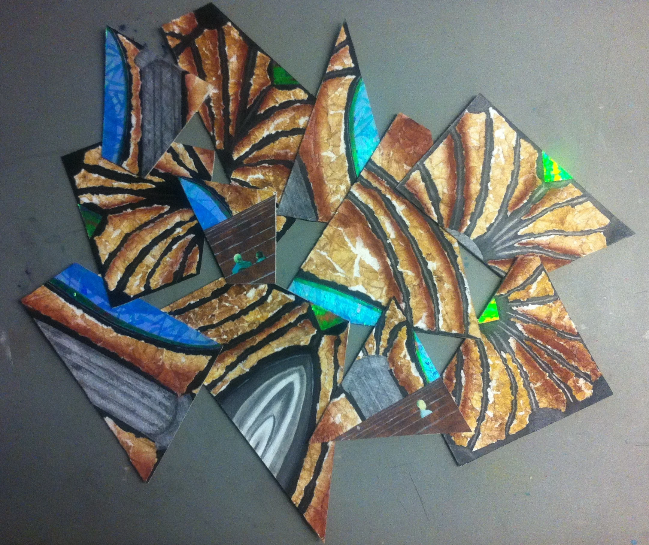 Waiting for God / Mixed Media / 26x24"