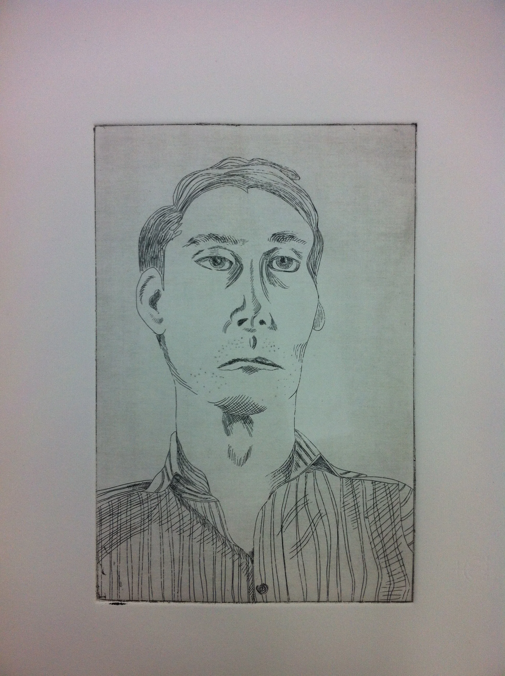 Santiago / Intaglio / 8x10"