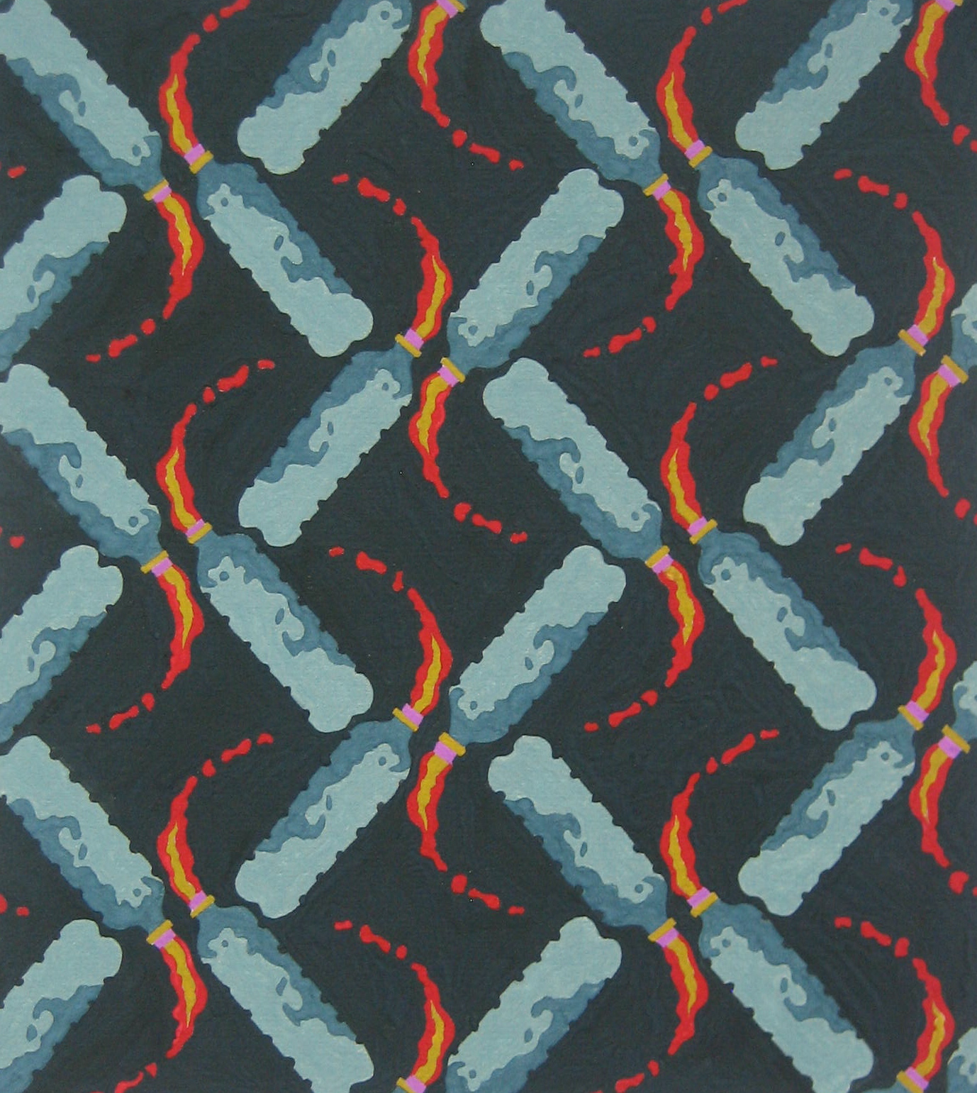 1000 Bottles a 1000 Years / Hand painted