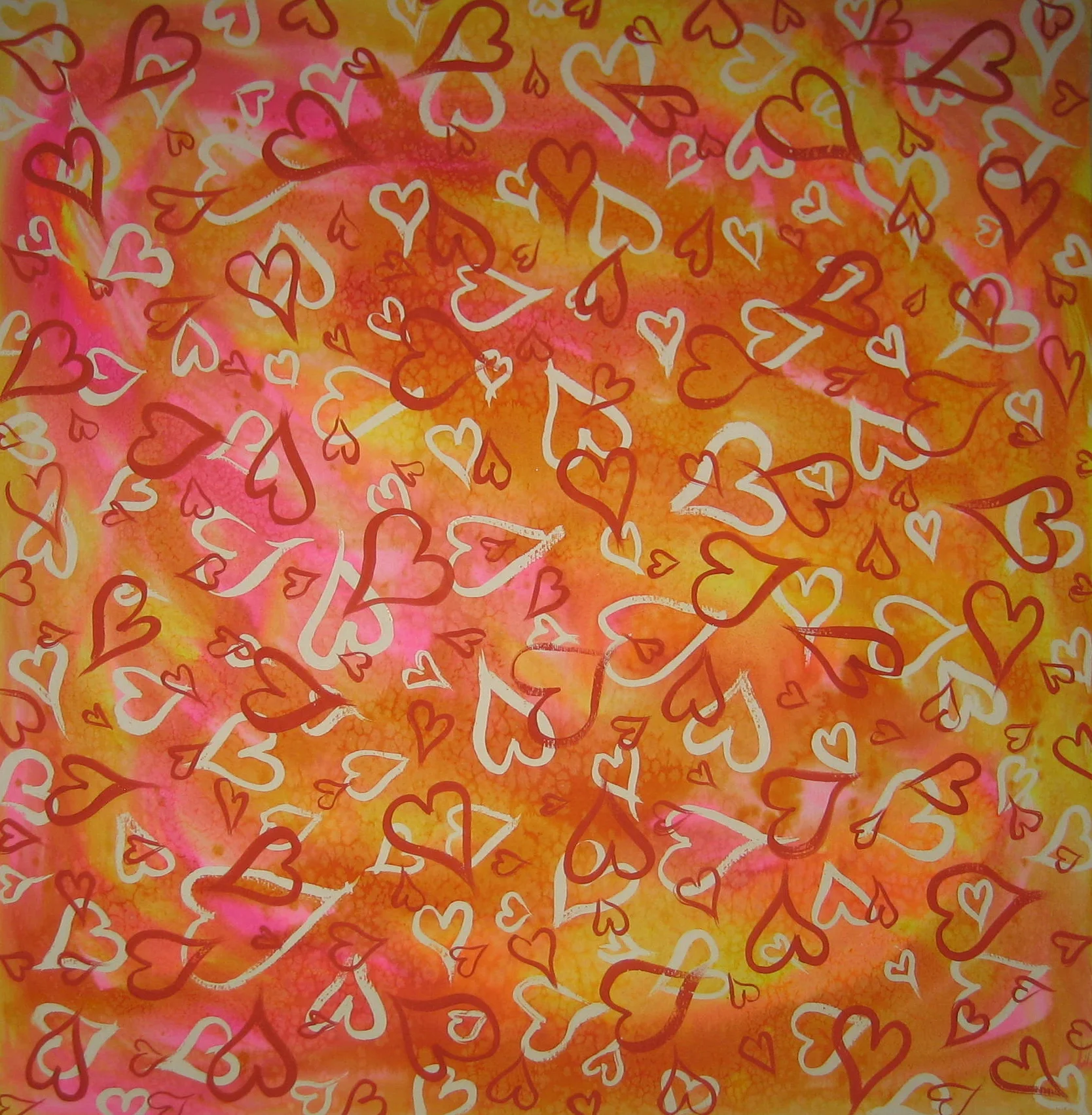 Hearts / Hand painted&nbsp;