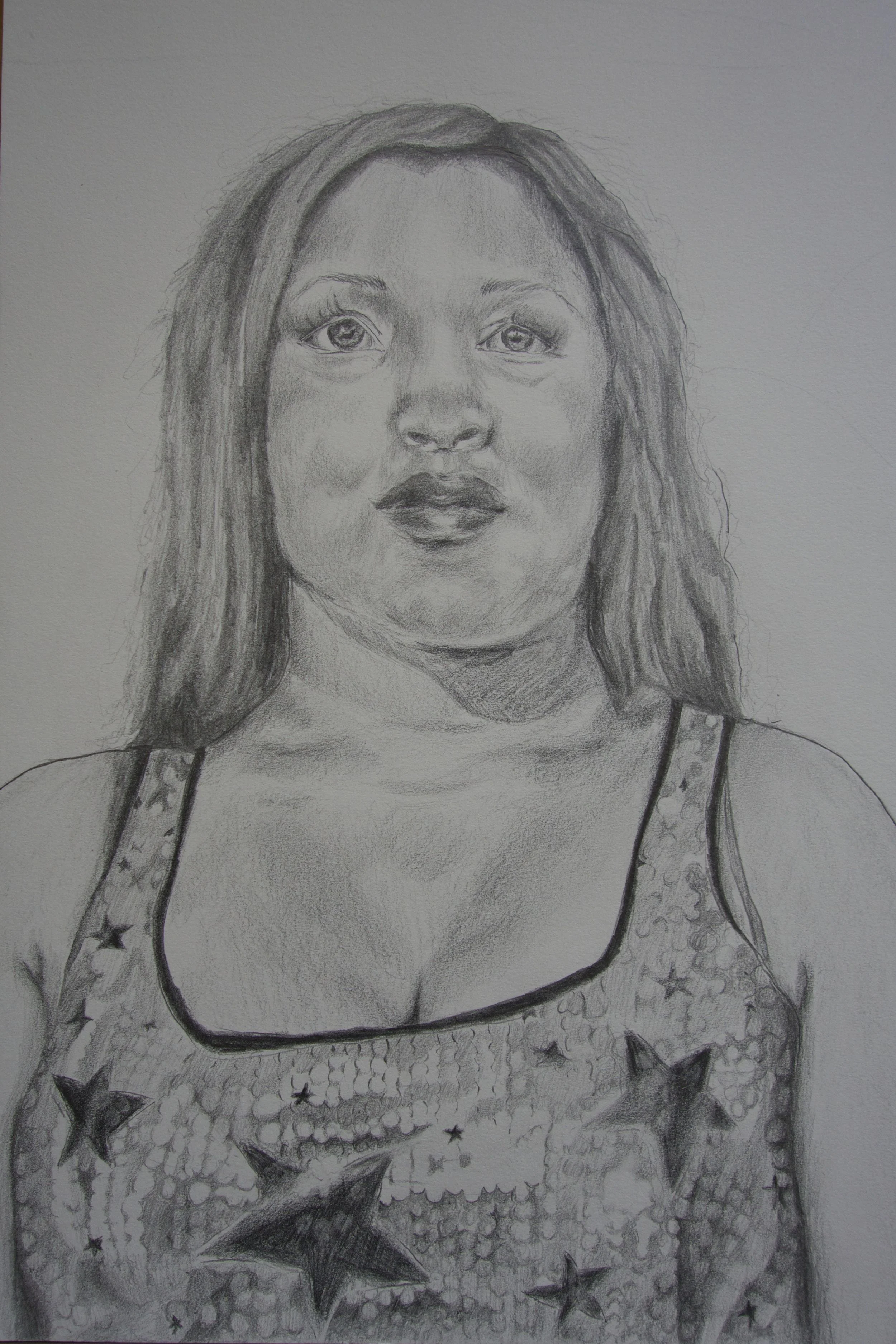 Stars / Graphite / 11x14"