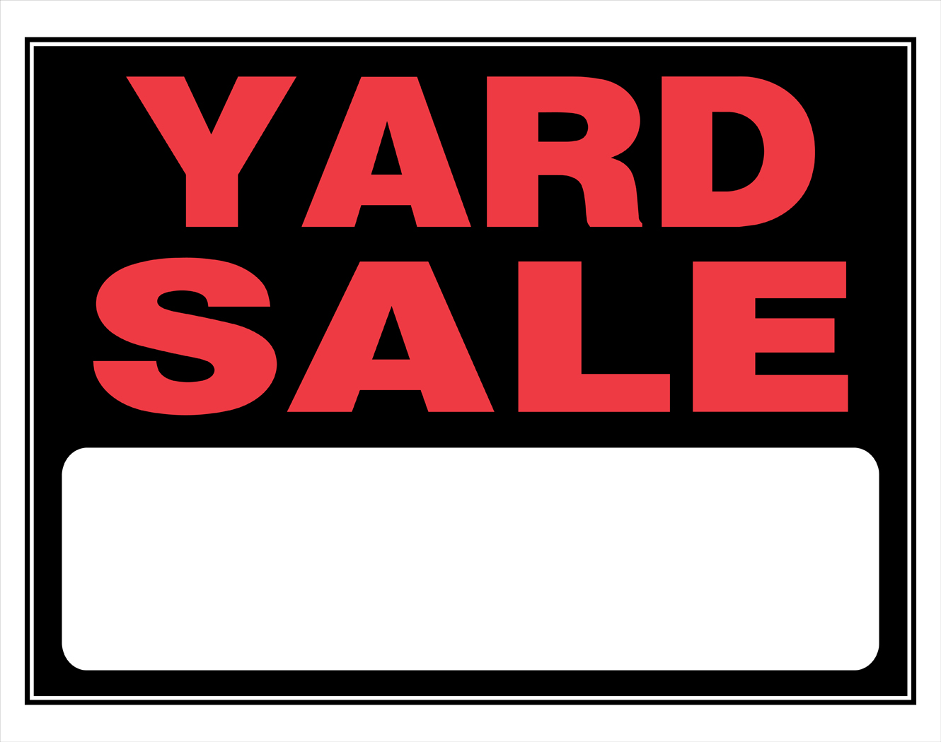 Spring Yard Sale