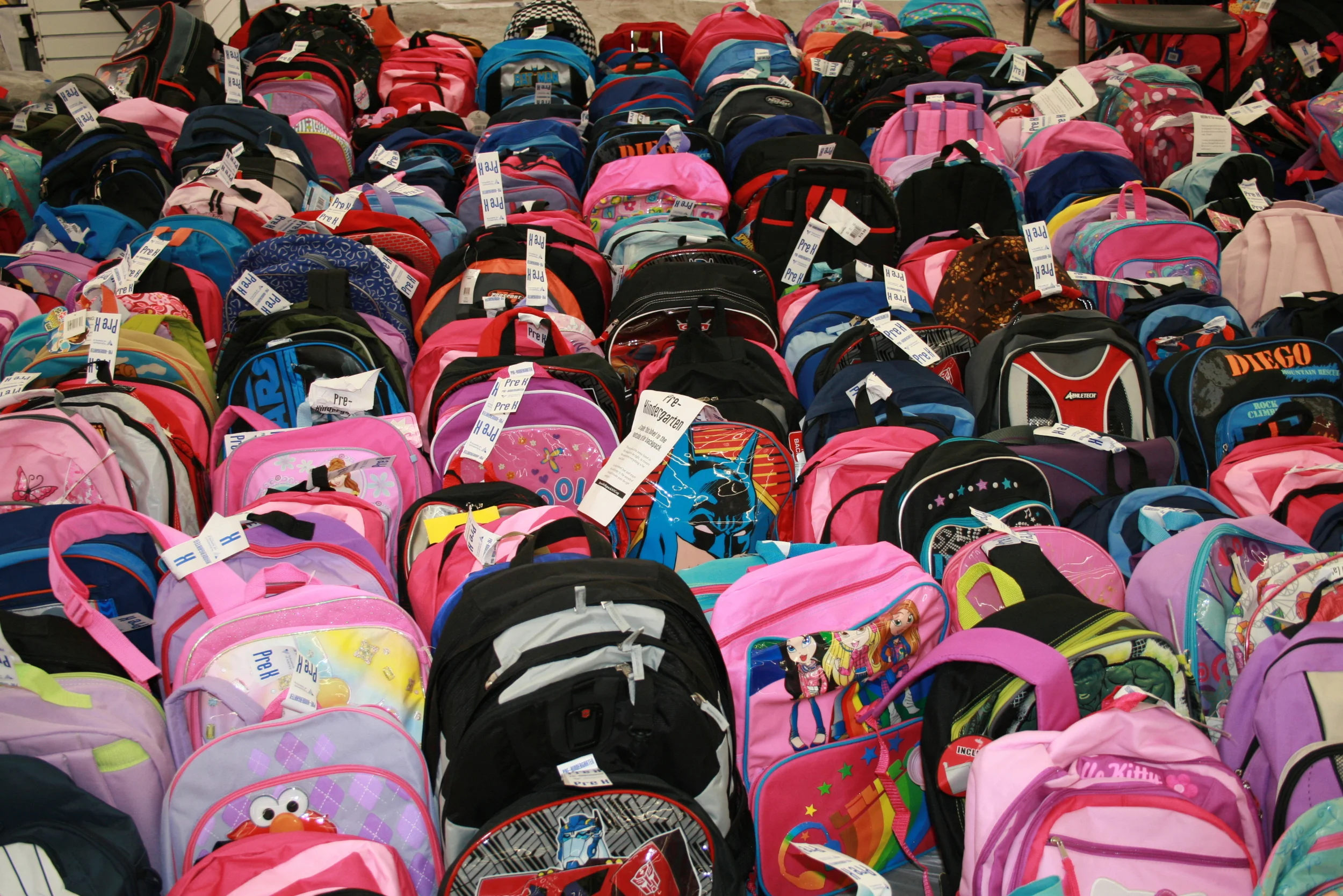 Backpacks for Chenoweth Elementary