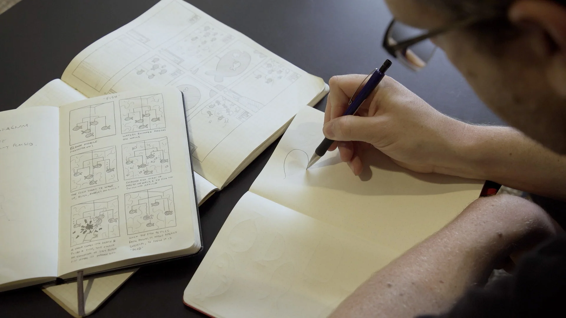 We started by redesigning our fish, so they no longer relied on the original Flensted design.