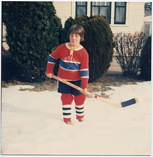 Way back when (first year in hockey, circa 1976)