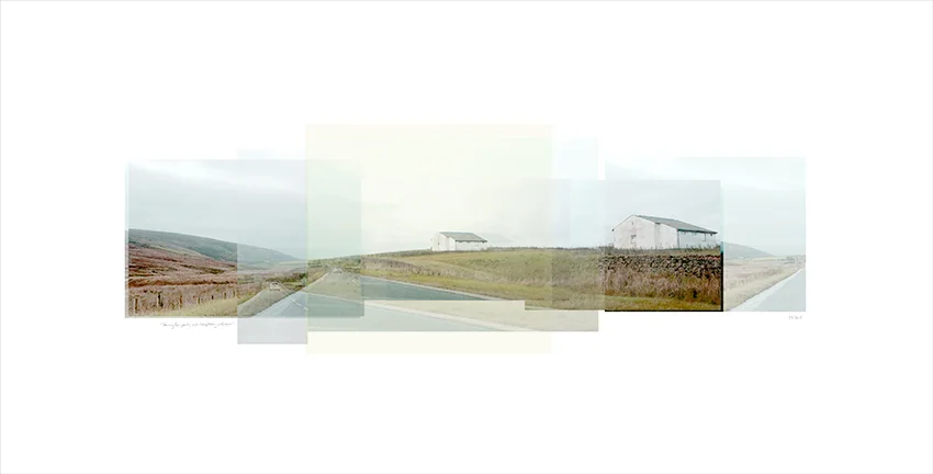"LEAVING FOR PARTS NOT COMPLETELY UNKNOWN" Memory Series 2015 archival pigment ink on paper • 29.5" x 15" • edition of 10