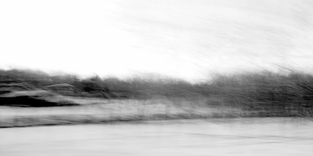 "WINTER LANDSCAPE I" Moving Image Series 2009 archival pigment ink on paper • 40" x 20", 36" x 18", 30" x 15" ... edition of 10 in each size, limited to 40 pieces total. to see more images from this series, contact me :)