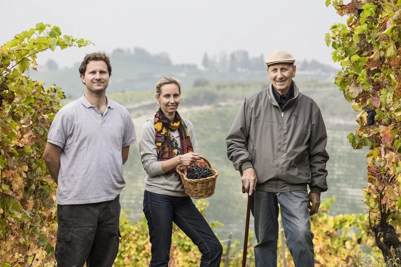 Pietro, Frederica, and Beppe Colla