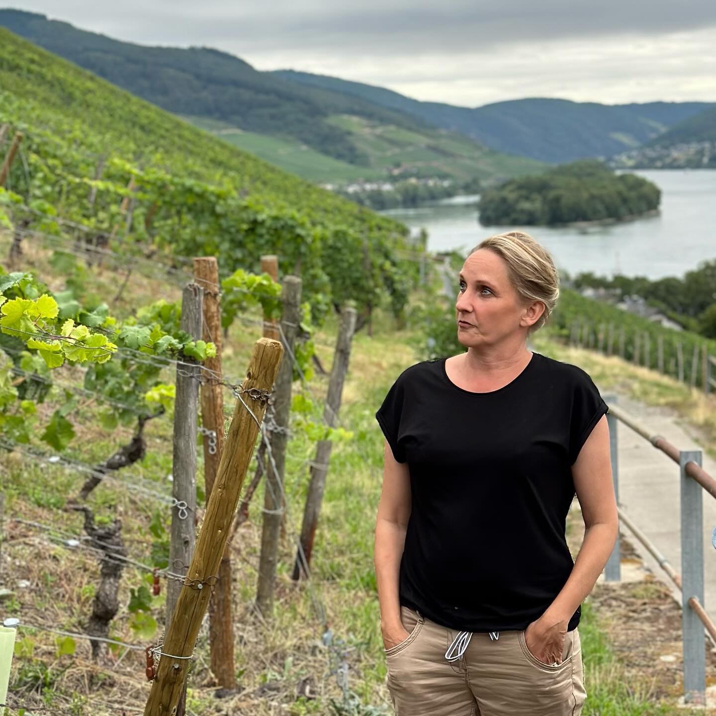 Eva Fricke, in Eltville along the Rhein river, has grown not only her holdings (from 0.25 hectares to 17 hectares currently) but also her winery into one of the most admired operations in the Rheingau today.  An impressive collection of laser-sharp R