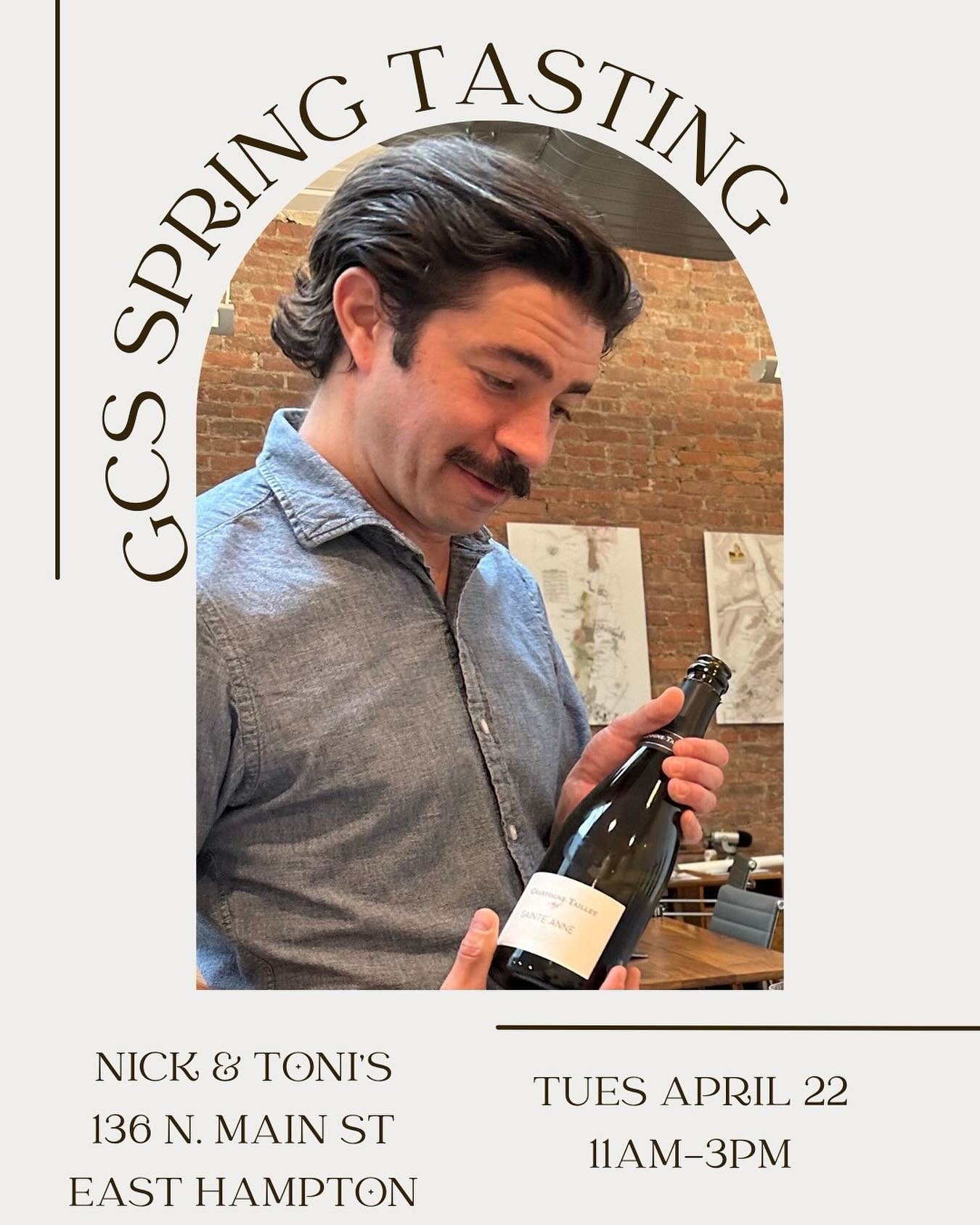 Long Island Friends! Do you look at wine the way Kyle&rsquo;s looking at this bottle of Chartogne? 
Then come by @nickandtonis next Tuesday 4/22 for a special tasting with Kyle and our friends at @polanerselections @franceandwestern @tedward_ws @weyg