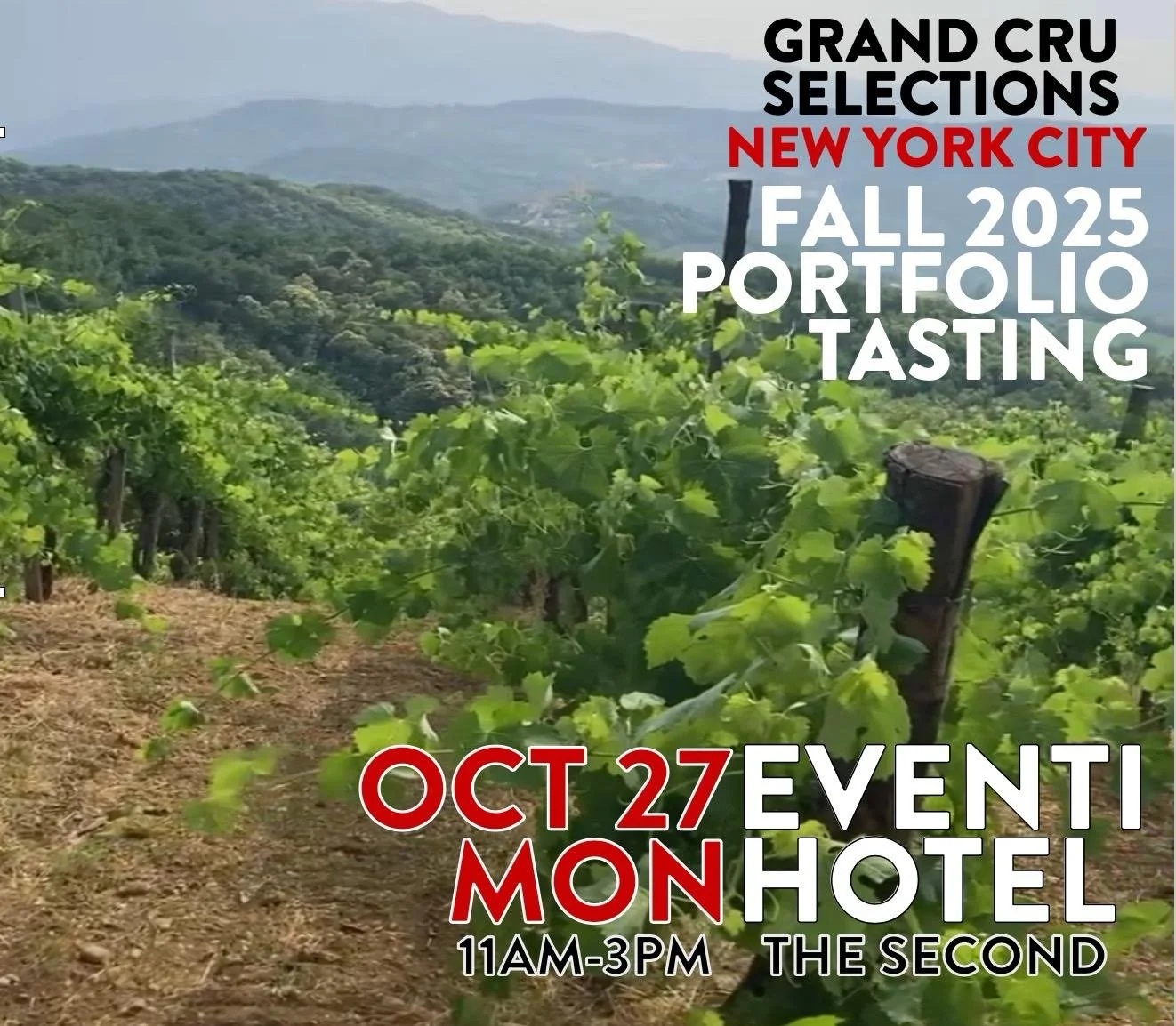 🍷✨ In just over a month, our 2025 Fall Portfolio Tasting hits NYC!

We&rsquo;re thrilled to welcome an incredible lineup of growers and winemakers from across the world including: 

Champagne A. Berg&egrave;re &middot; Chartogne-Taillet &middot; Mic