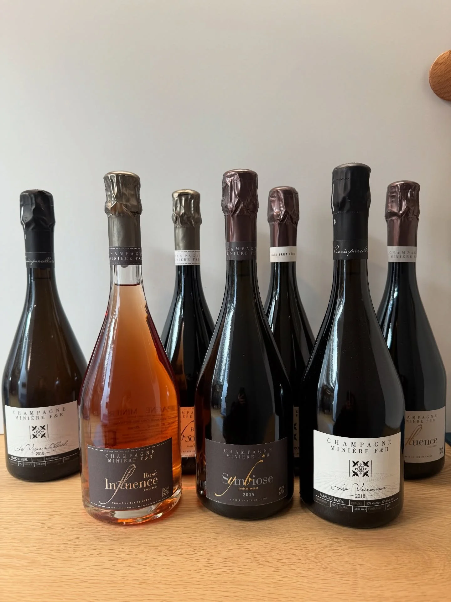 Fresh arrivals from Champagne Mini&egrave;re. Brothers Fred &amp; Rodolphe - the lone RMs in Hermonville - turn out deeply textured, vinous wines with long barrel &eacute;l&eacute;vage. Just in time for the holidays!