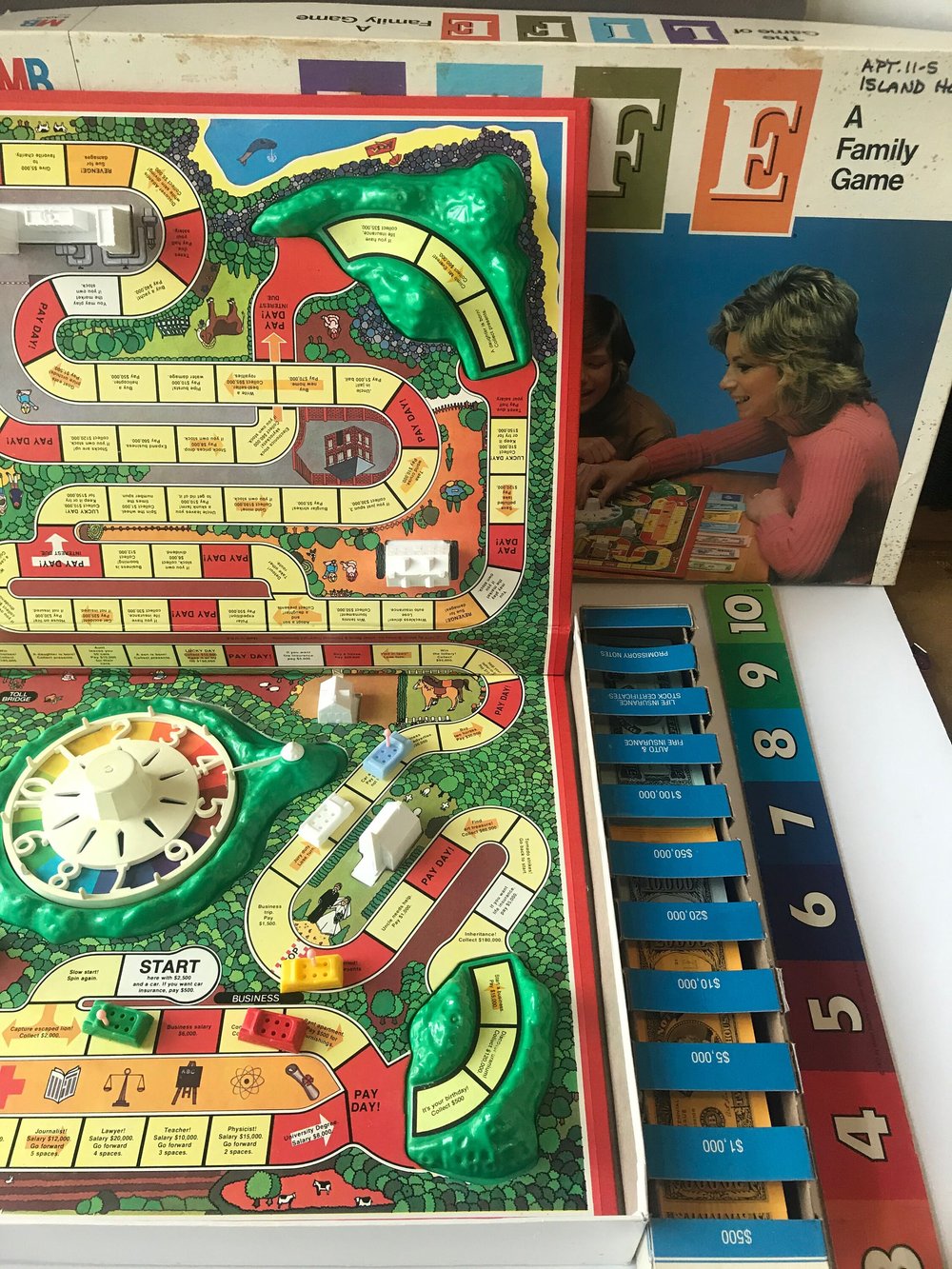 Vintage Game of Life Board Game — Forest & Found