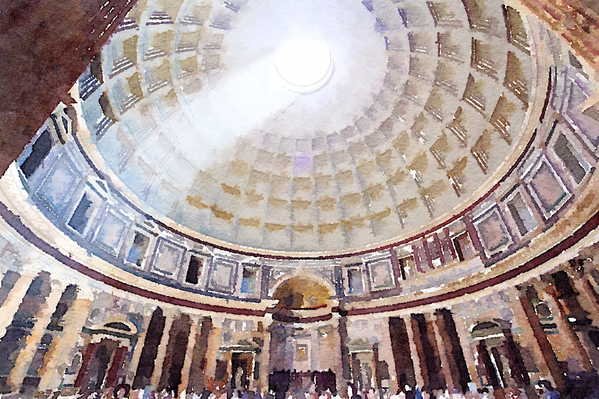 Pantheon Interior, Rome, Italy