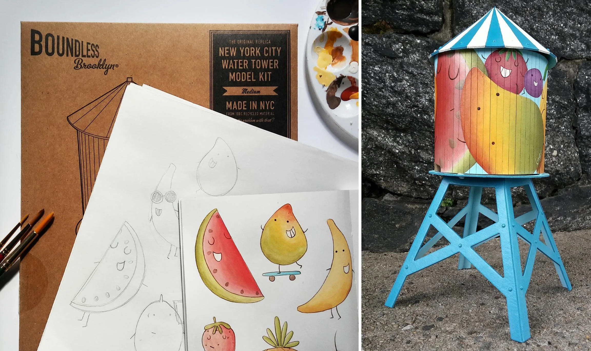  EXIT9 SHOW / APRIL 2016  Water tower / EXIT9 - Brooklyn, New York 