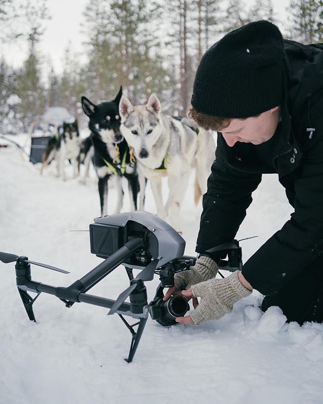 Spent the past week with some of the most genuine people I’ve ever met. We jumped in a frozen lake, dog sled, stayed in an igloo, horse rode through the tundra, and did the most insane ice climbing. Can’t wait to share this film / experience with you!