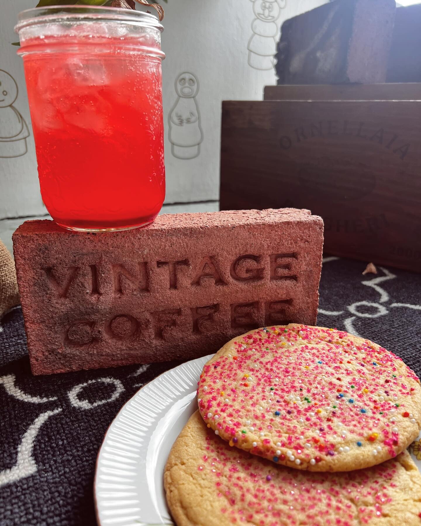 Get into the spirit of love tomorrow with some festive themed specials we&rsquo;ll have going in the shop! Cool down those flames in your heart with our Love Potion (a cinnamon heart &amp; raspberry sparkling soda) OR get that sweet fix with a pink s