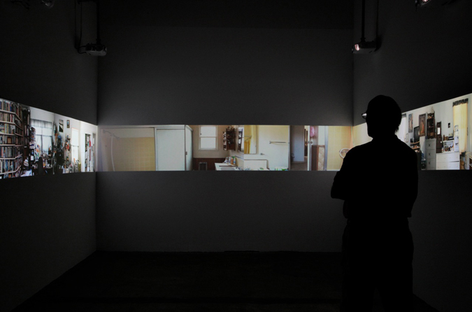   Installation View &nbsp;(  LAXART,&nbsp;2010)    Aninut (72 Hours),&nbsp; 2010 5 Channel HD Video Projection, TRT 7:20,&nbsp;Looping Installation Dimensions Variable 