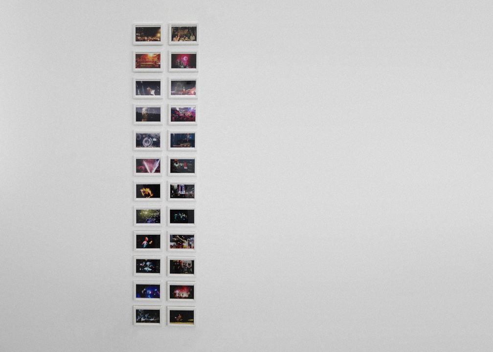  Installation View (Shulamit Gallery, 2014)   Almost Always:&nbsp;0:00 (Midnight),&nbsp; 2013 Digital C-Prints 24 Video Stills in Series;&nbsp;4 x 6 Inches 
