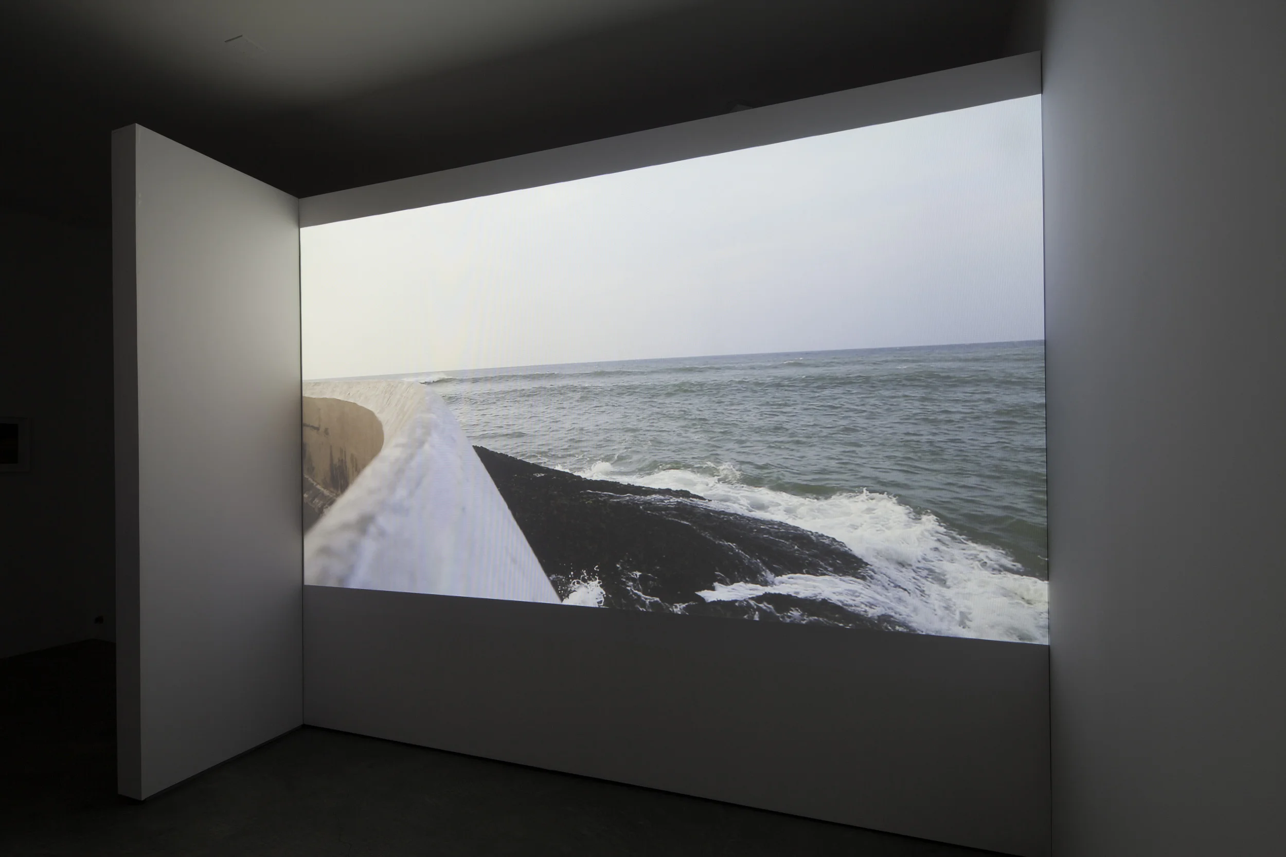 Installation view ( Shulamit Gallery, 2014) End(s) of the World, 2013 Single Channel HD Video Projection, TRT 9:00, Looping Installation Dimensions Variable