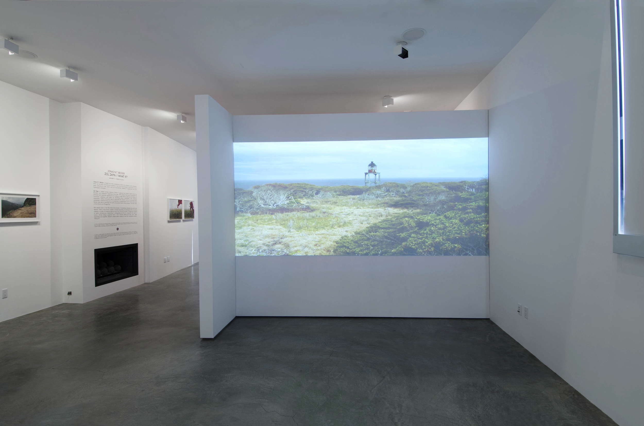   Installation view &nbsp;(  Shulamit Gallery, 2014)    End(s) of the World,&nbsp; 2013 Single Channel HD Video Projection, TRT 9:00, Looping Installation Dimensions Variable 