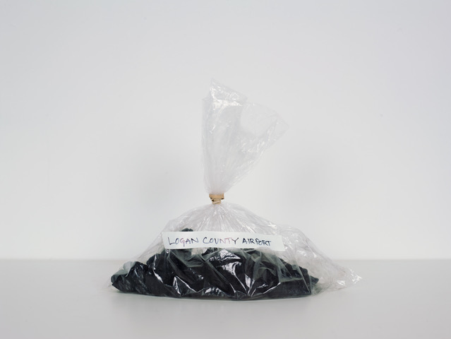 Coal sample from Logan County Airport 1lb of coal collected from each post-mining redevelopment site that will be used to create a photographic image depicting each site