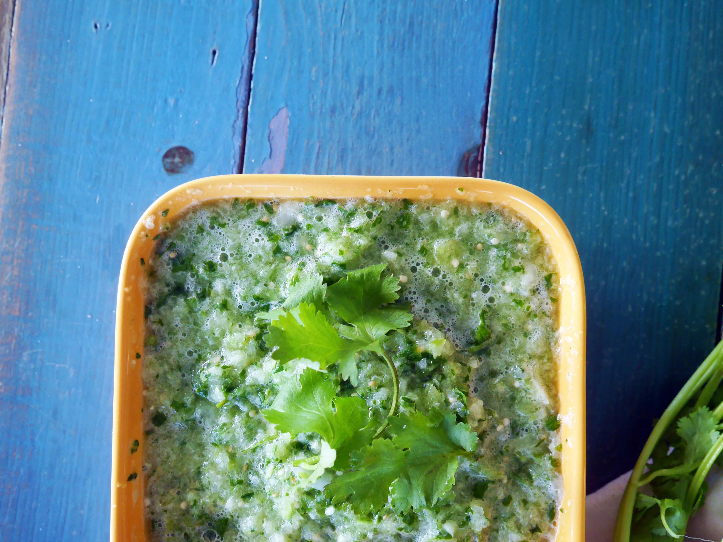 Green Ladies' Salsa from Isla Mujeres