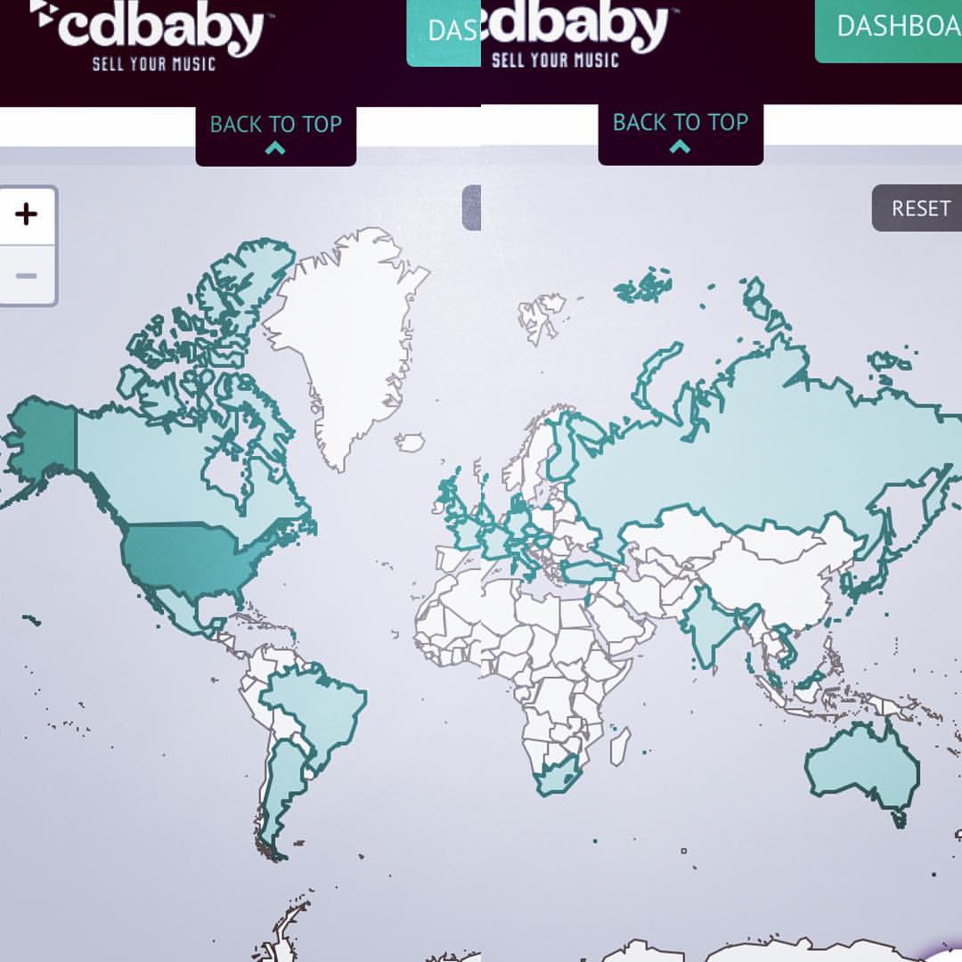 Check out the worldwide play on CD Baby!