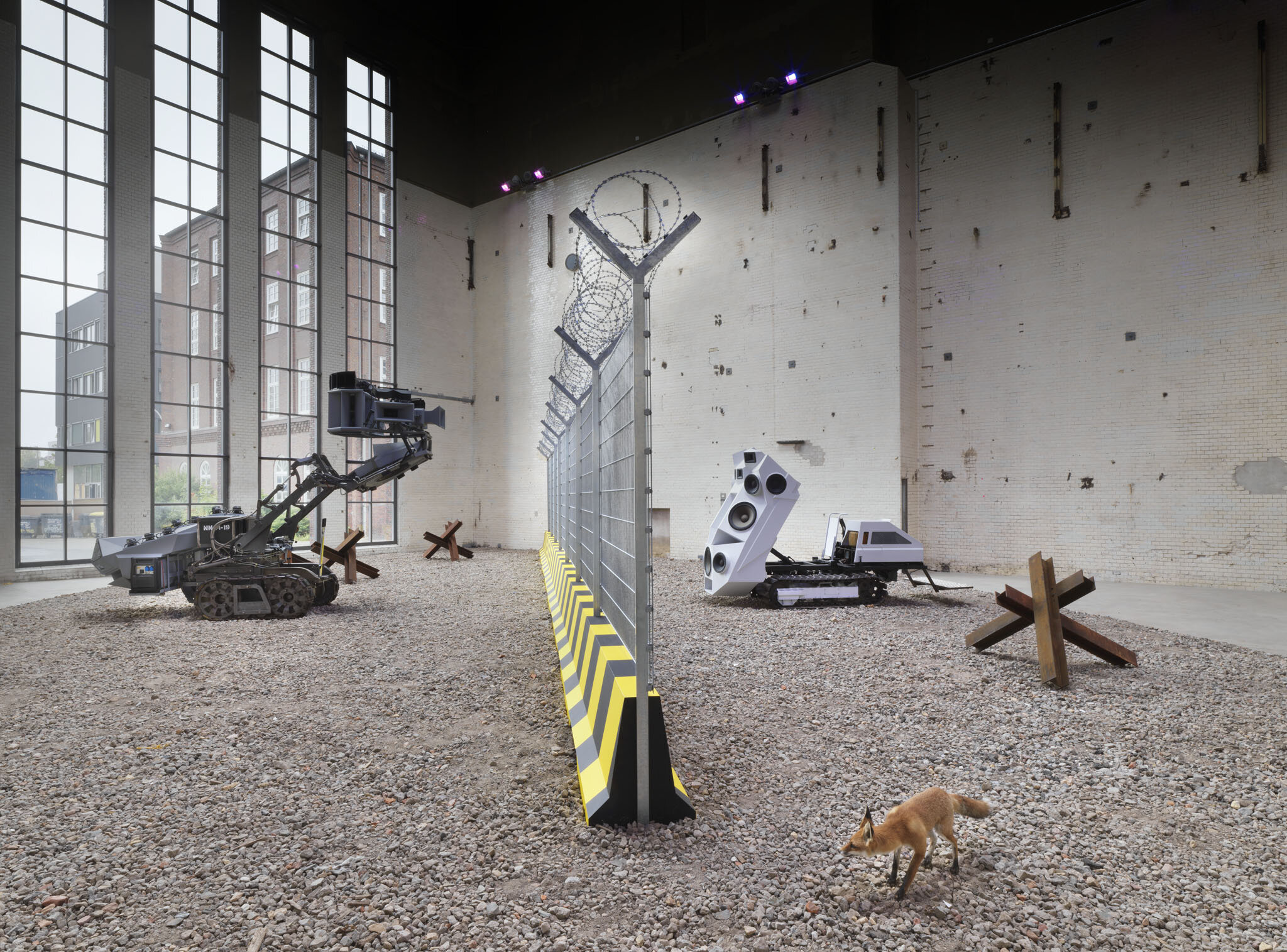   Nik Nowak. Schizo Sonics,  2020, exhibition view, Kesselhaus, KINDL, © Nik Nowak / VG Bild-Kunst, Bonn, 2020, photo: Jens Ziehe 