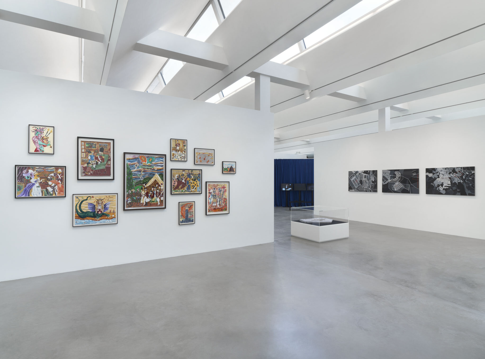   The Invented History , 2022, exhibition view, Maschinenhaus M2, KINDL, photo: Jens Ziehe 