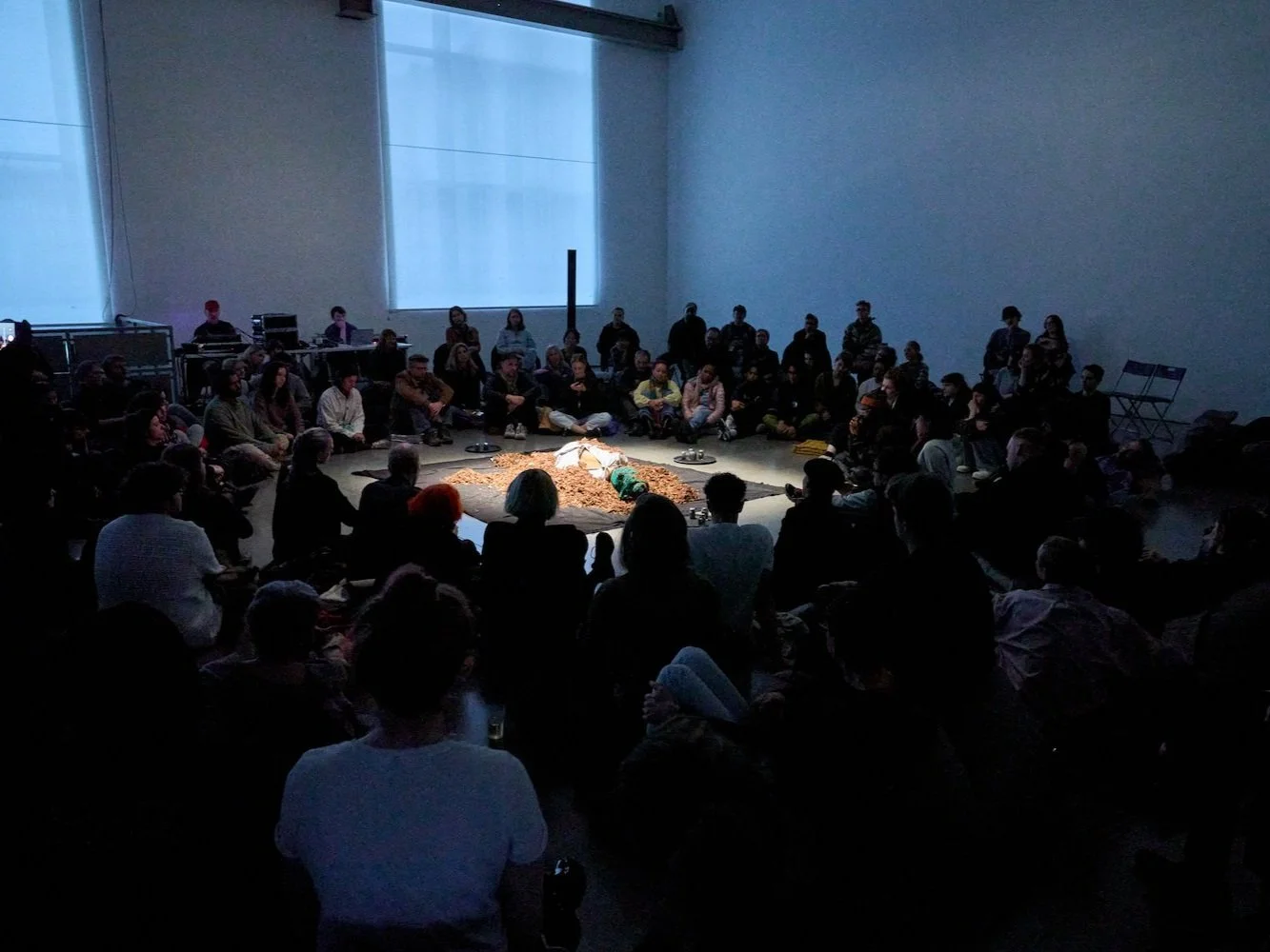  Nathalie Anguezomo Mba Bikoro,  OBEAH , performance as part of the exhibition  Ré-imaginer le passé , 3.4.24, Maschinenhaus M0, KINDL, photo: Marlene Burz 