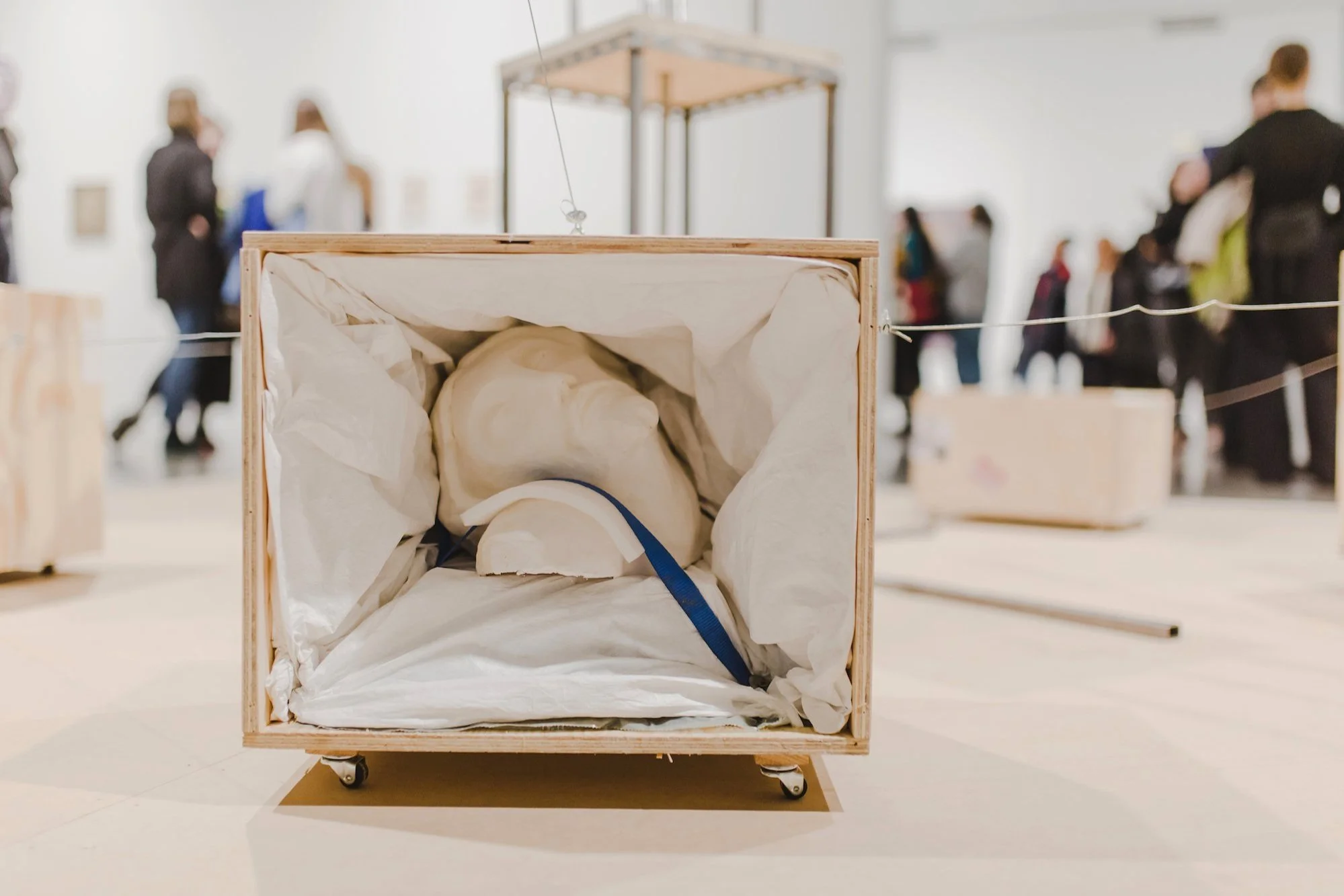   Caught in a Landslide , 2025, Opening, Maschinenhaus M2, KINDL, Photo: Jens Ziehe 