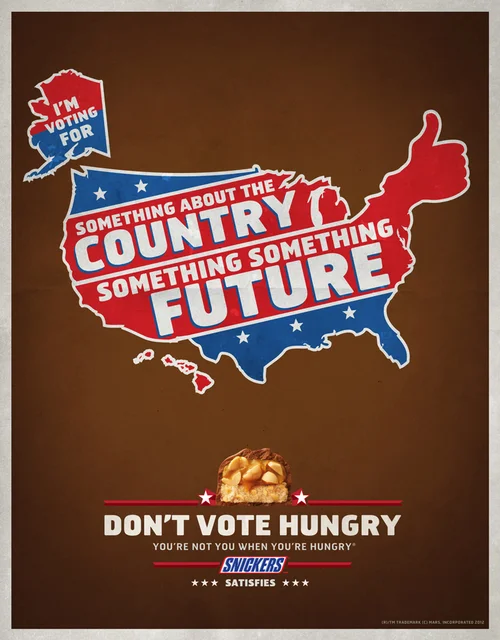 Snickers campaign visual 2