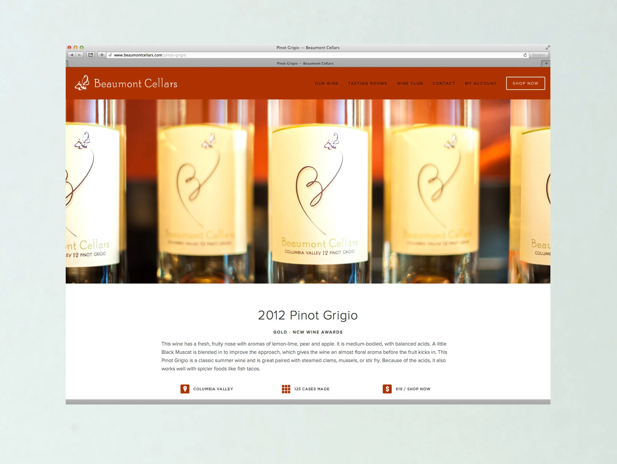 Bantam did not design or implement the cart accessed by the SHOP NOW link. We recommend VineSpring for wineries and tasting rooms.