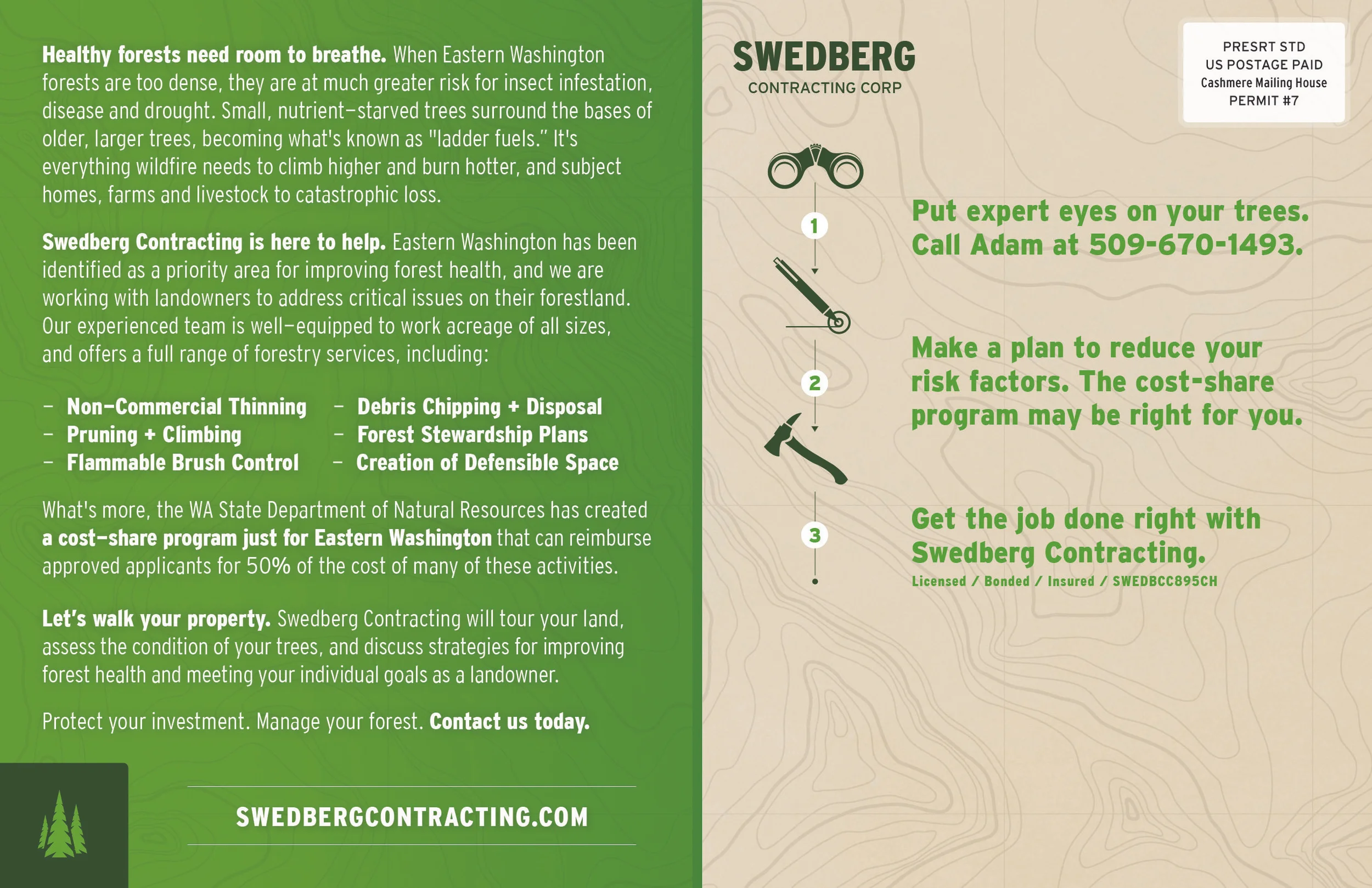 Direction, design and copywriting.
