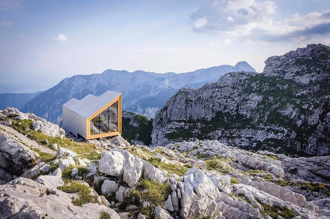 Alpine shelter on Mount Skuta. (Courtesy of OFIS)