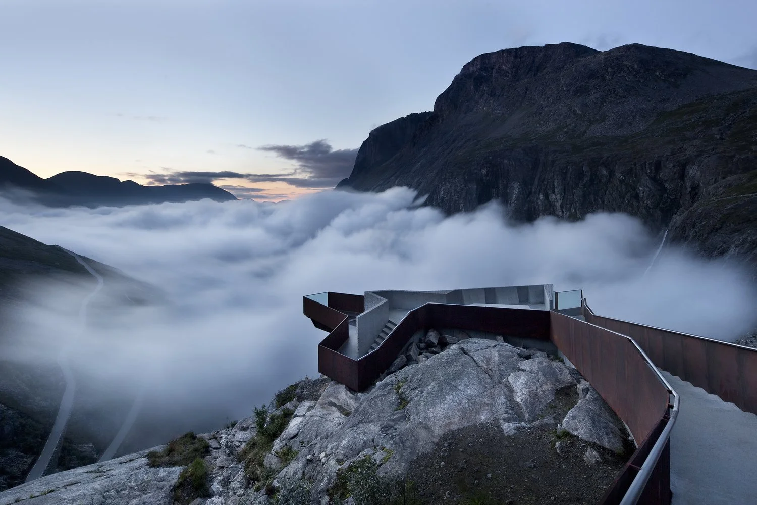 Trollstigen Visitor Centre. (Courtesy of Reiulf Ramstad Architects)