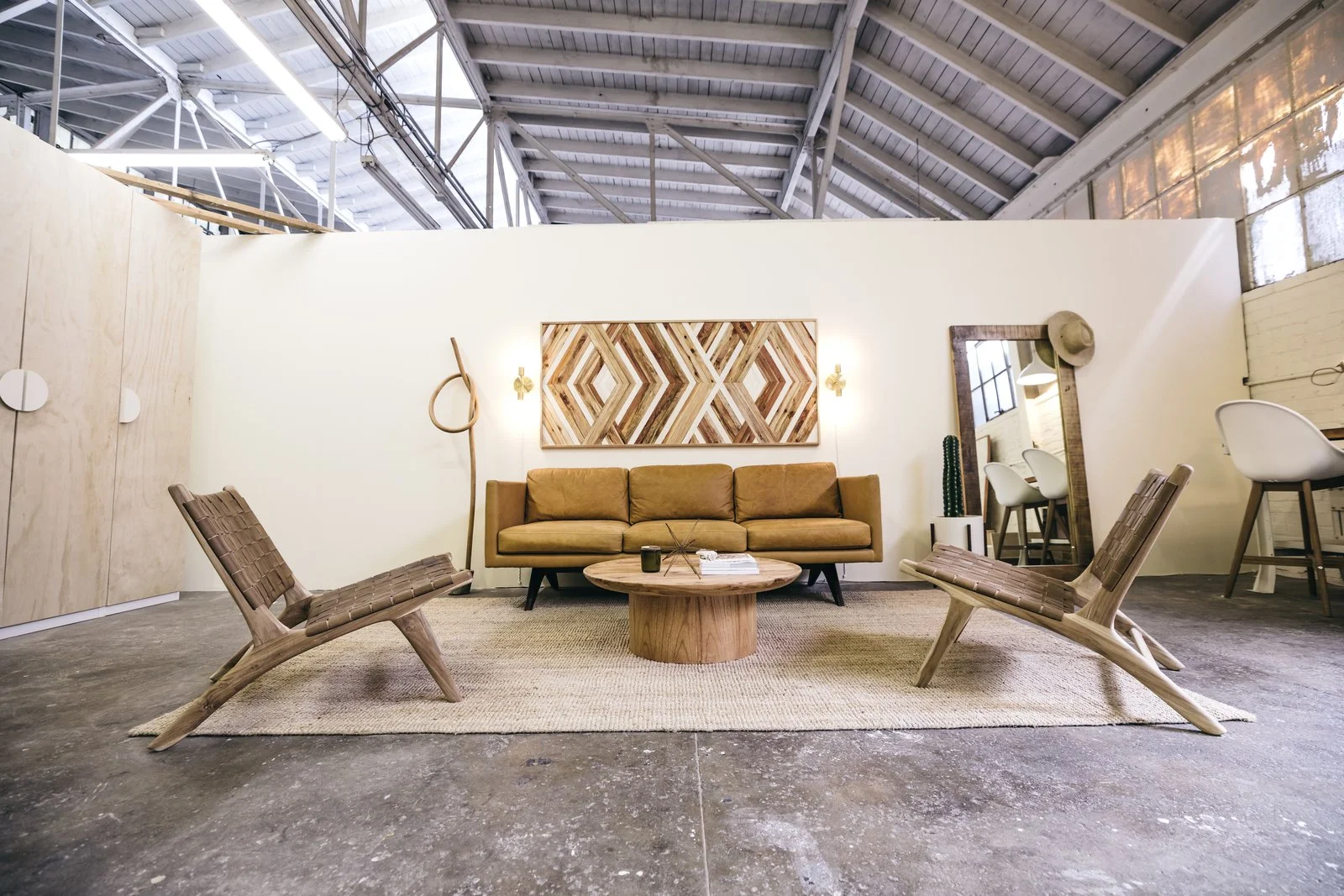 Zee's new sitting area is the perfect setting to meet with clients, or plop down for lunch.