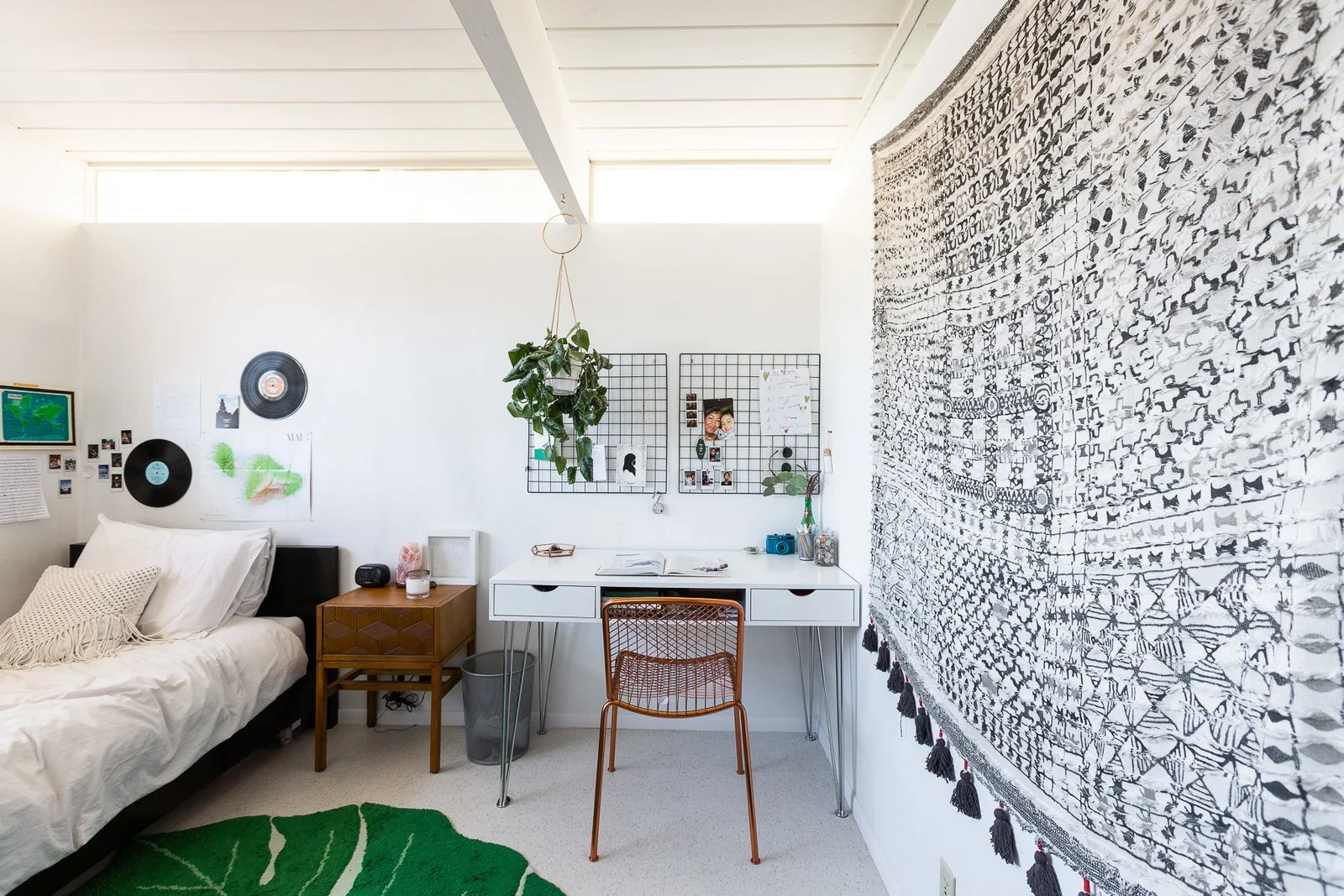 Airis, 14, has her own room room that's just as stylish as the rest of the house with modern boho vibes. (Gillian Walsworth)
