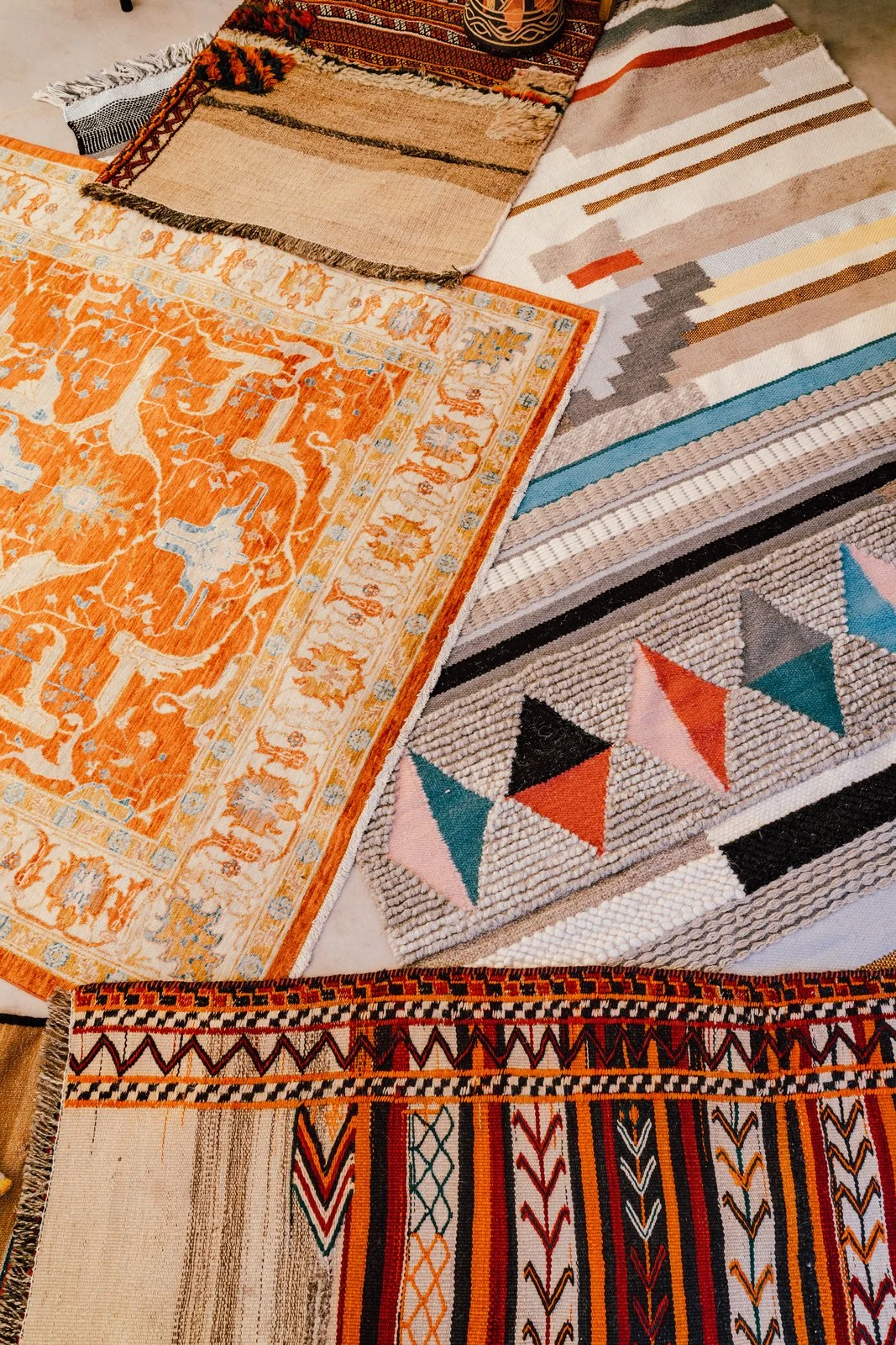 "Patterns, texture, and fabrics all speak to me. Whether it be rugs, throw pillows, or luxurious bedding—lovely fabrics are my happy place." (Tim Melideo)