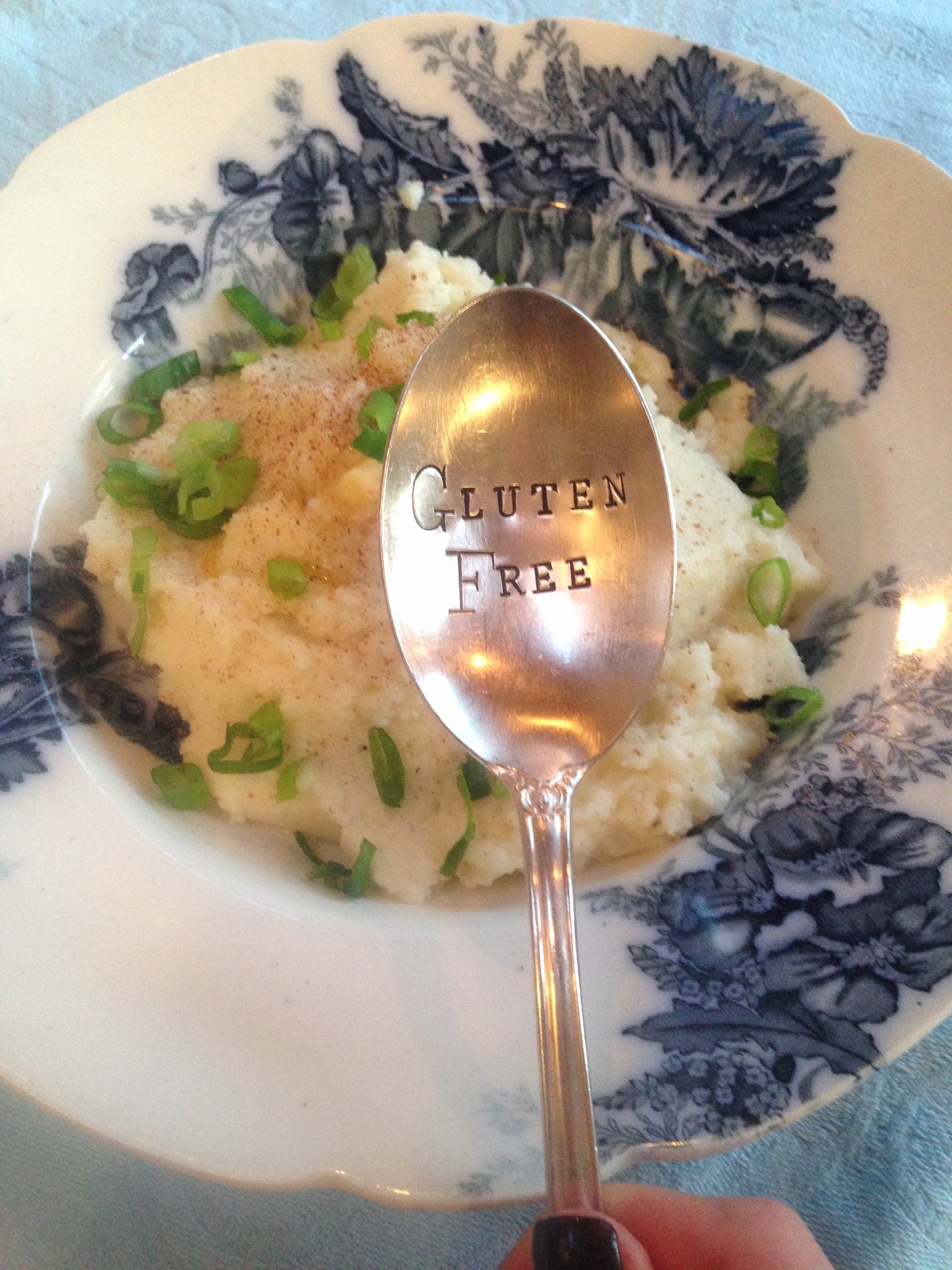 Garlic Mashed FAUXtatoes