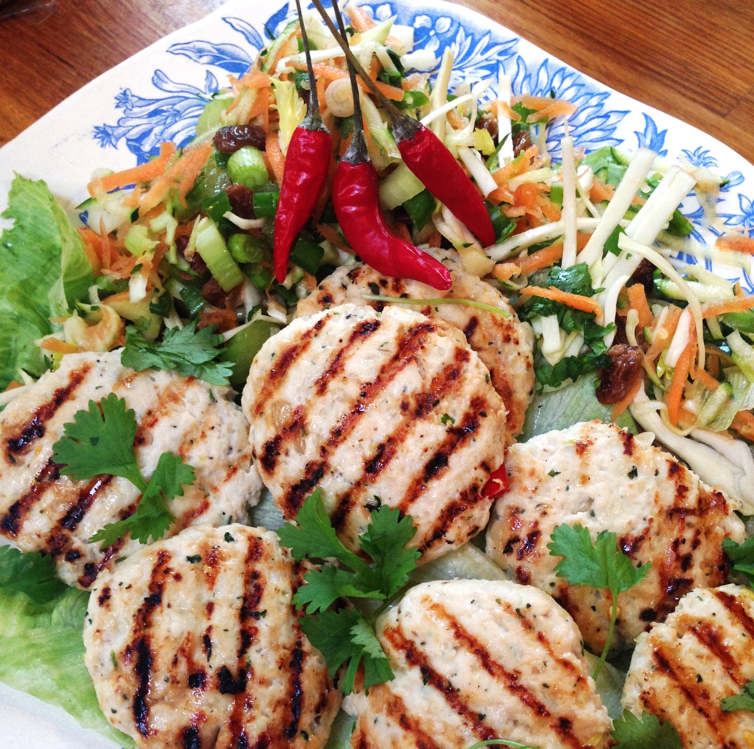 Thai Chicken Burgers